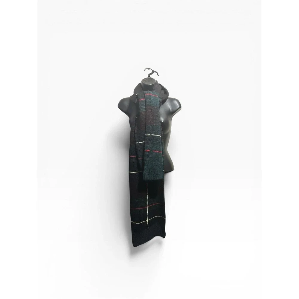 Zara Man Tartan Plaid Blanket Neck Scarf